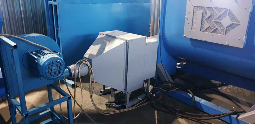 осушение пластика горячим воздухом серого цвета